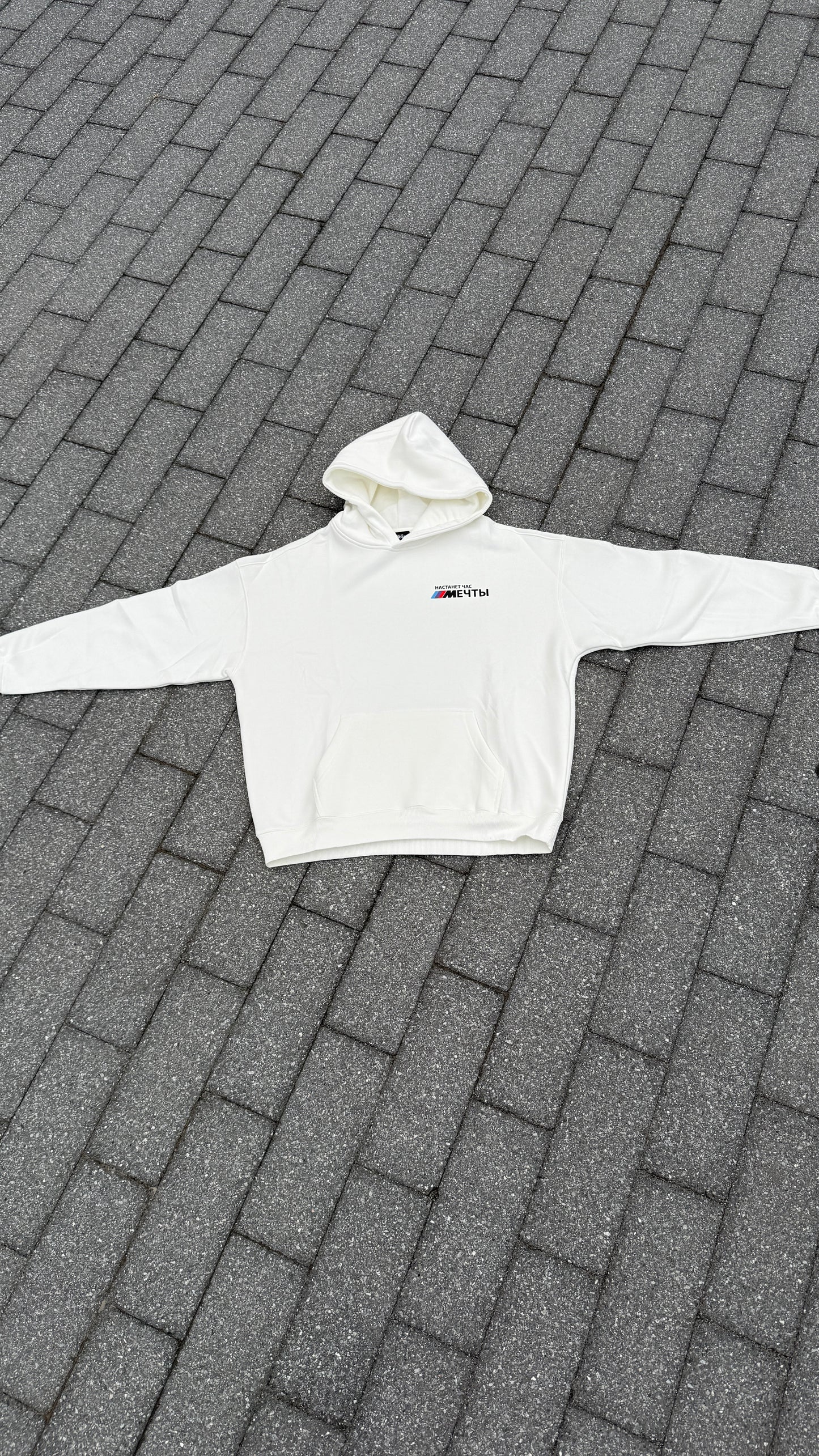 White Mechti Hoodie